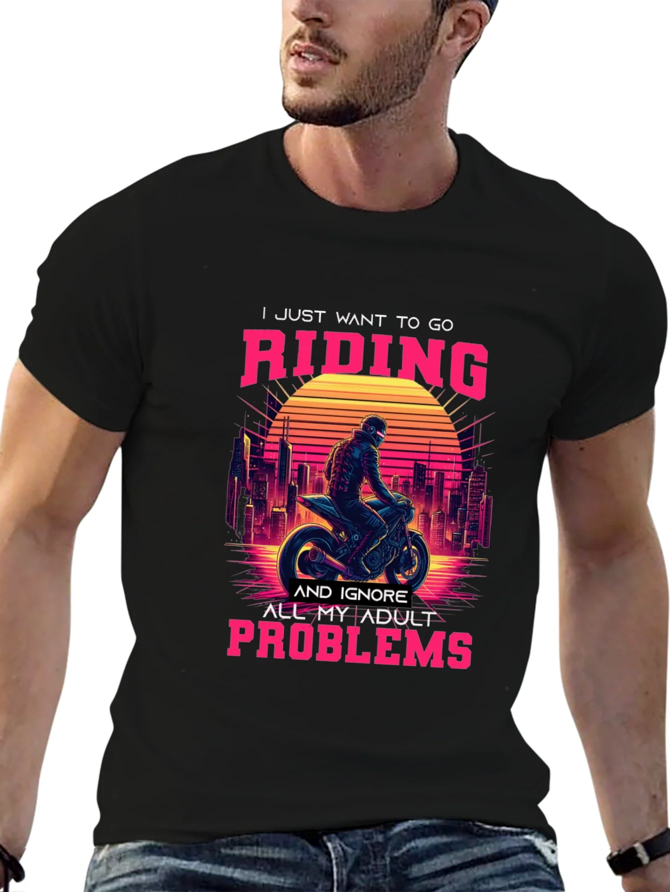 Rebbecca Ride Away Adulting T-Shirt