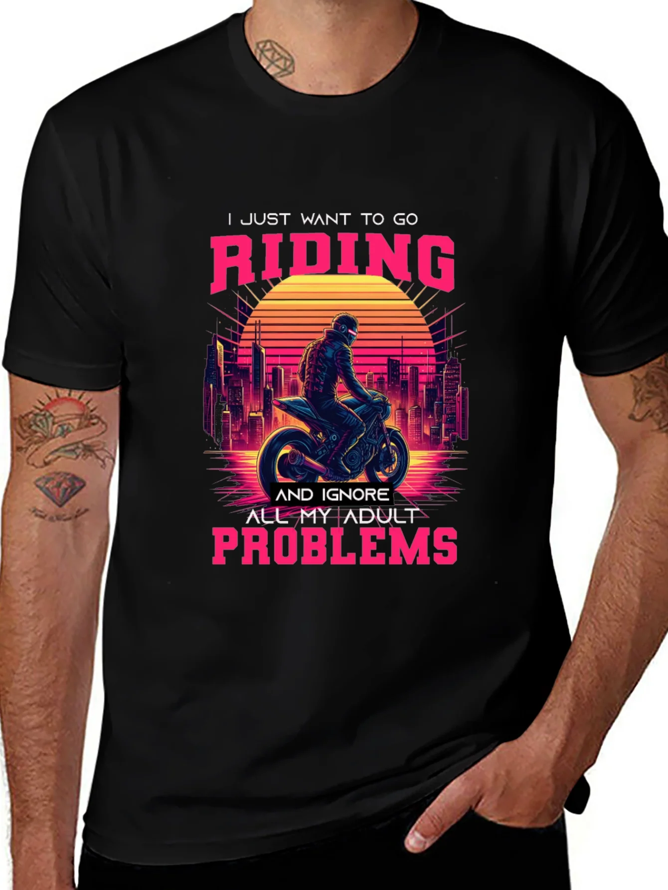 Rebbecca Ride Away Adulting T-Shirt