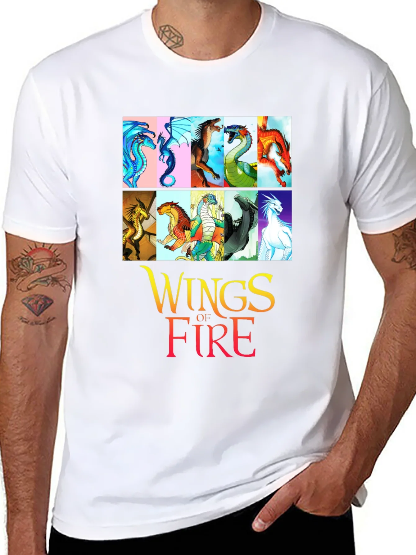 Camiseta Negra Wings of Fire