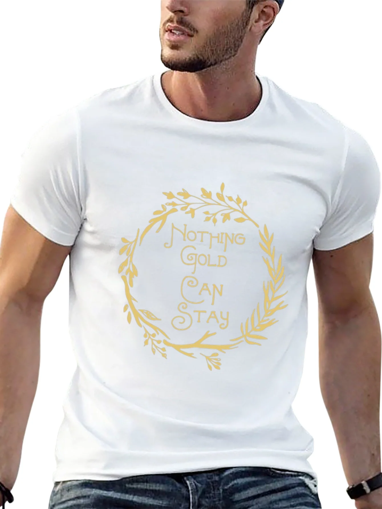 Rebbecca Nothing Gold Can Stay Graphic Tee