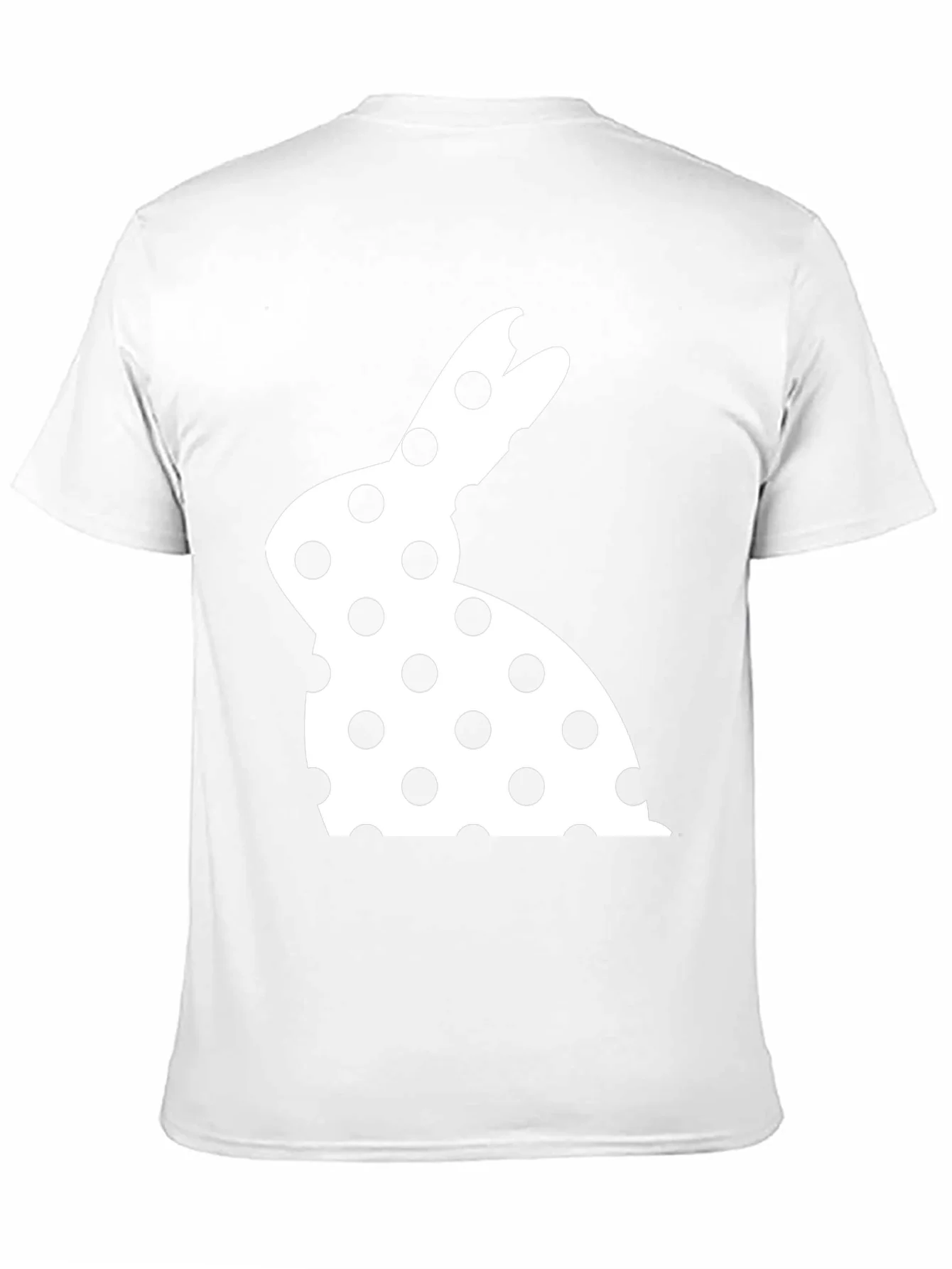 Camiseta Negra con Conejo de Lunares