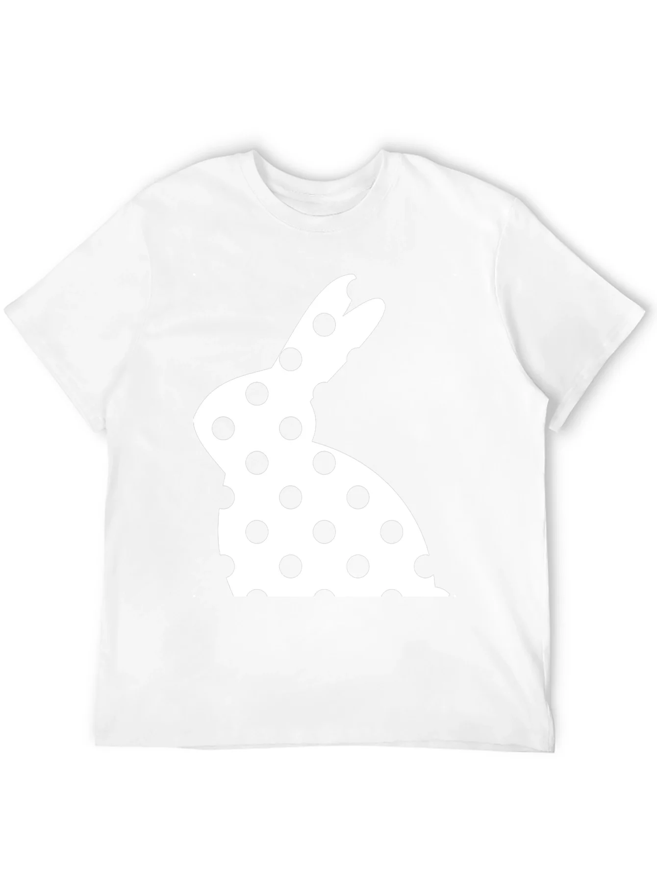 Camiseta Negra con Conejo de Lunares