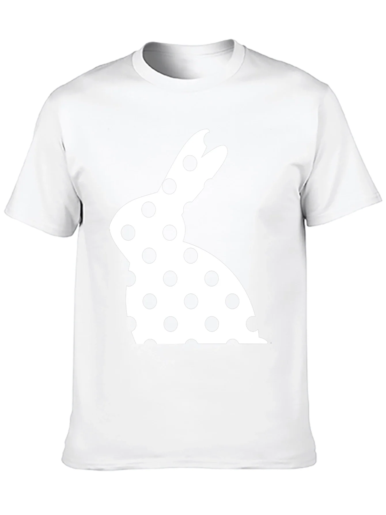 Camiseta Negra con Conejo de Lunares