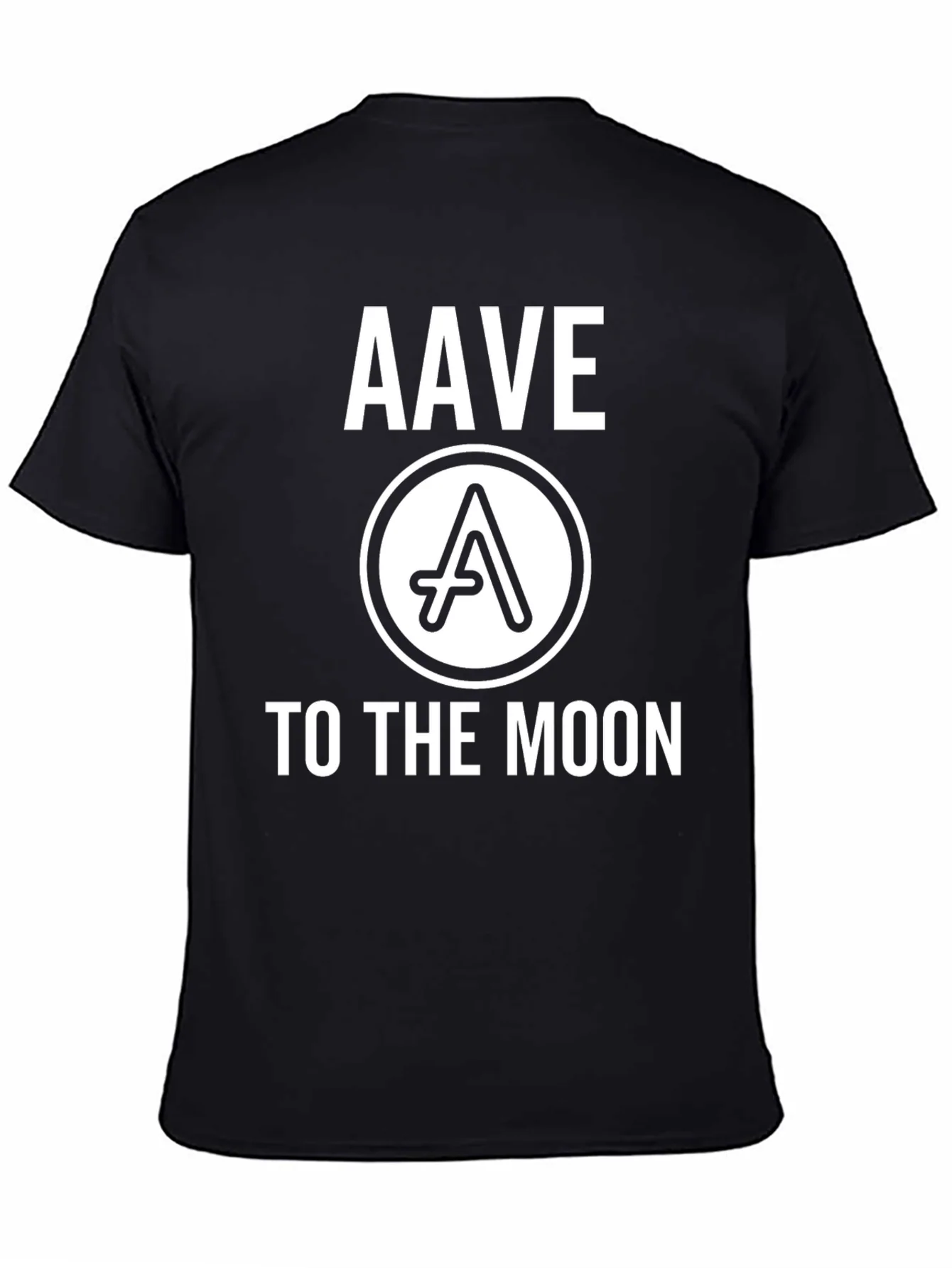 Camiseta Negra Aave: ?A la Luna!