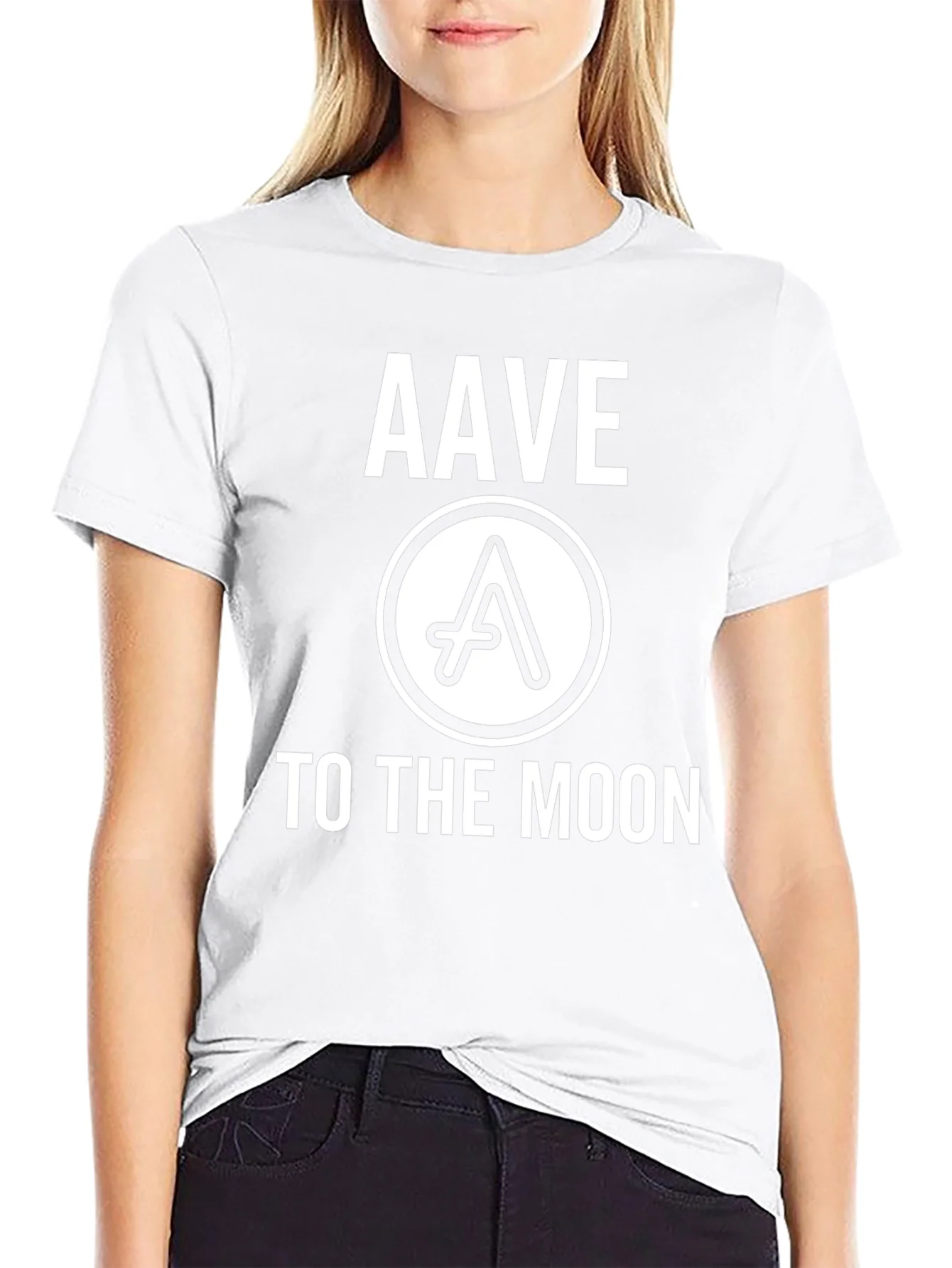 Camiseta Negra Aave: ?A la Luna!