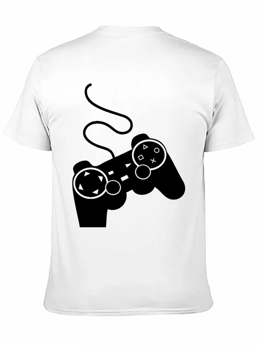 Camiseta Negra Gamer con Dise?o de Mando