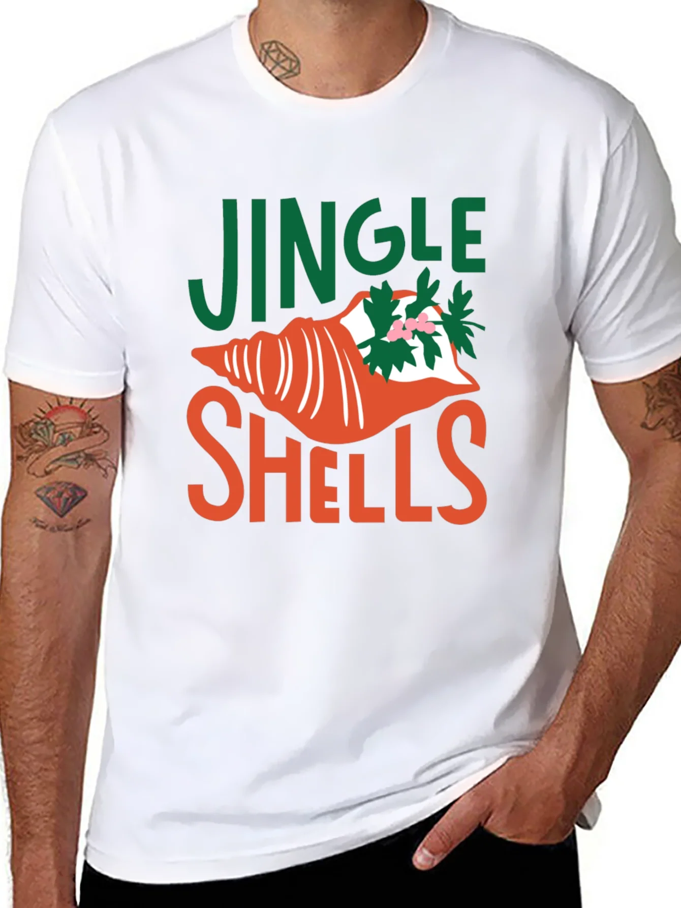 Camiseta Navide?a Jingle Shells