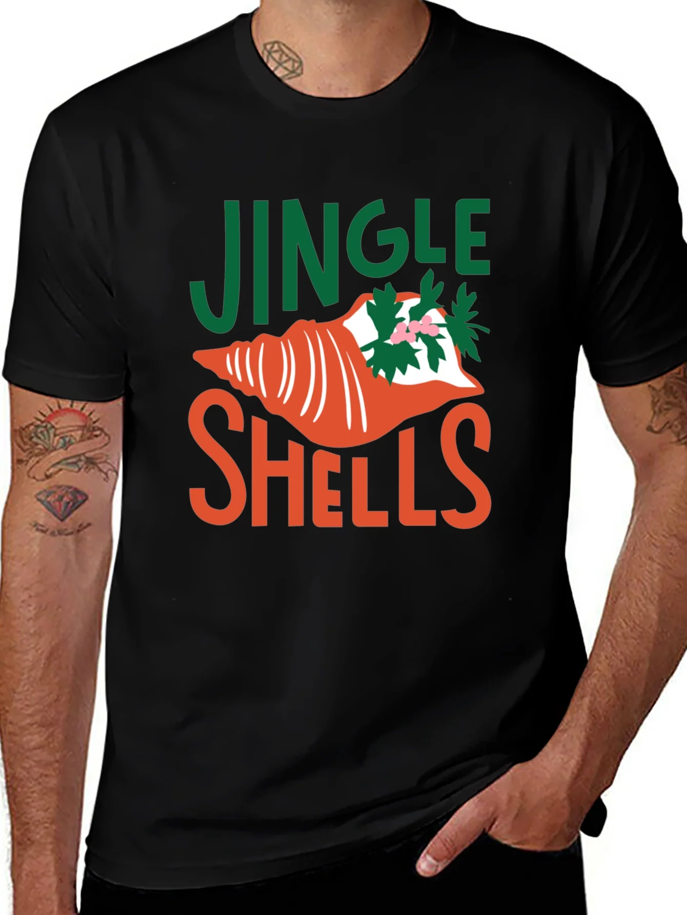 Camiseta Navide?a Jingle Shells