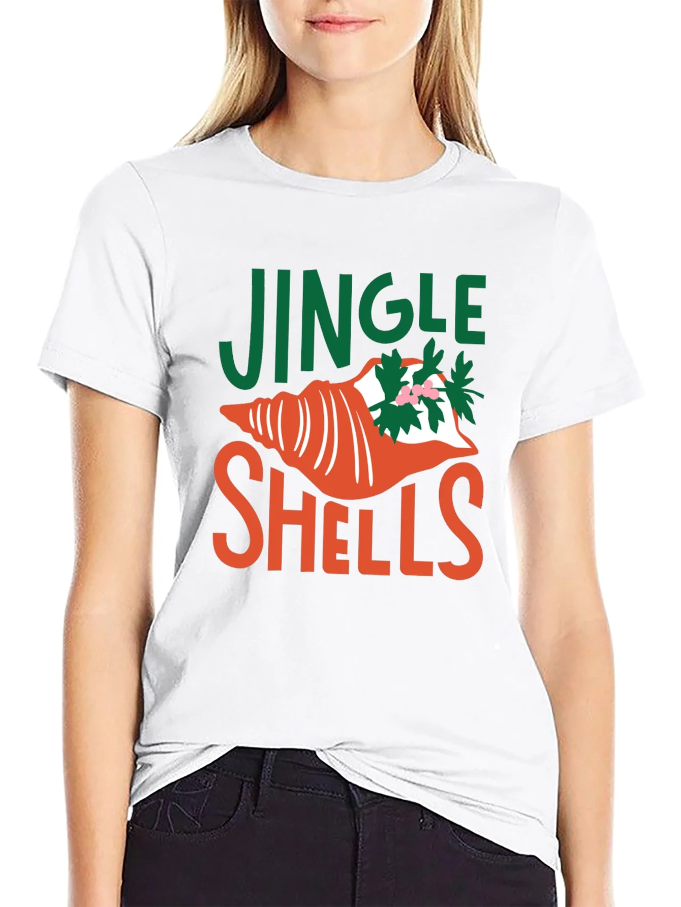 Camiseta Navide?a Jingle Shells