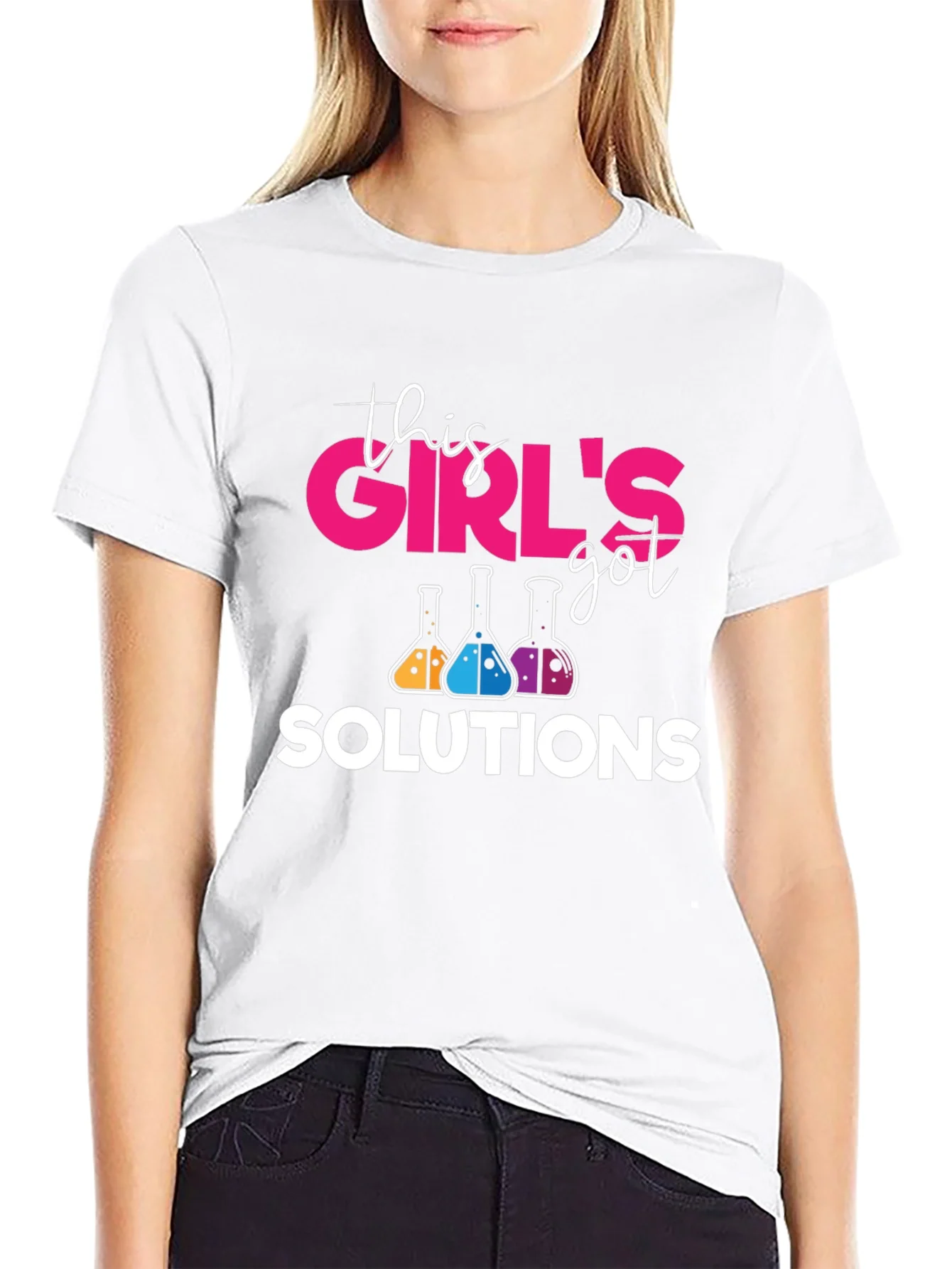Rebbecca Girls Got Solutions Science T-Shirt