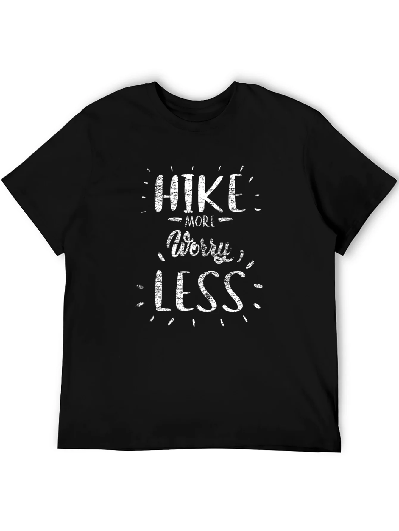 Camiseta Negra Hike More Worry Less