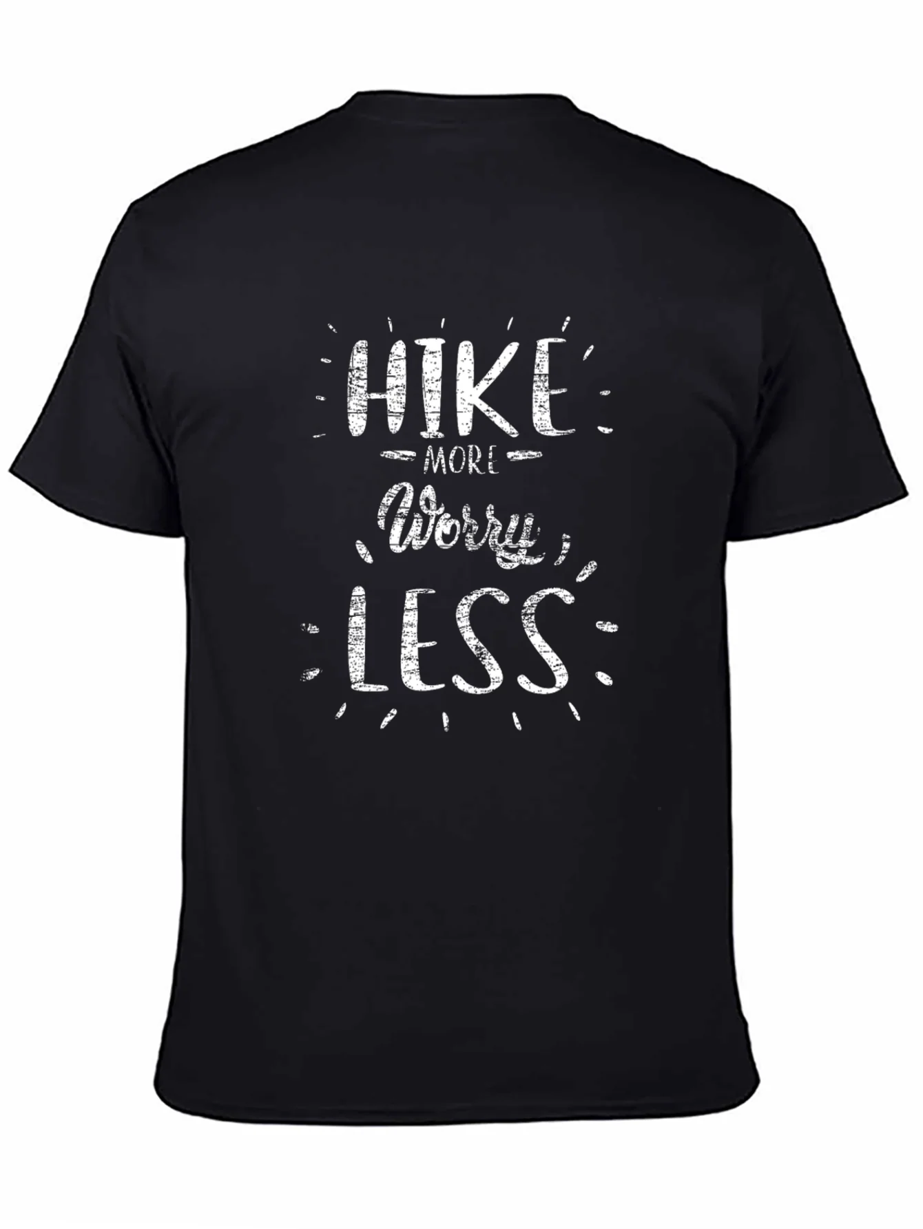 Camiseta Negra Hike More Worry Less