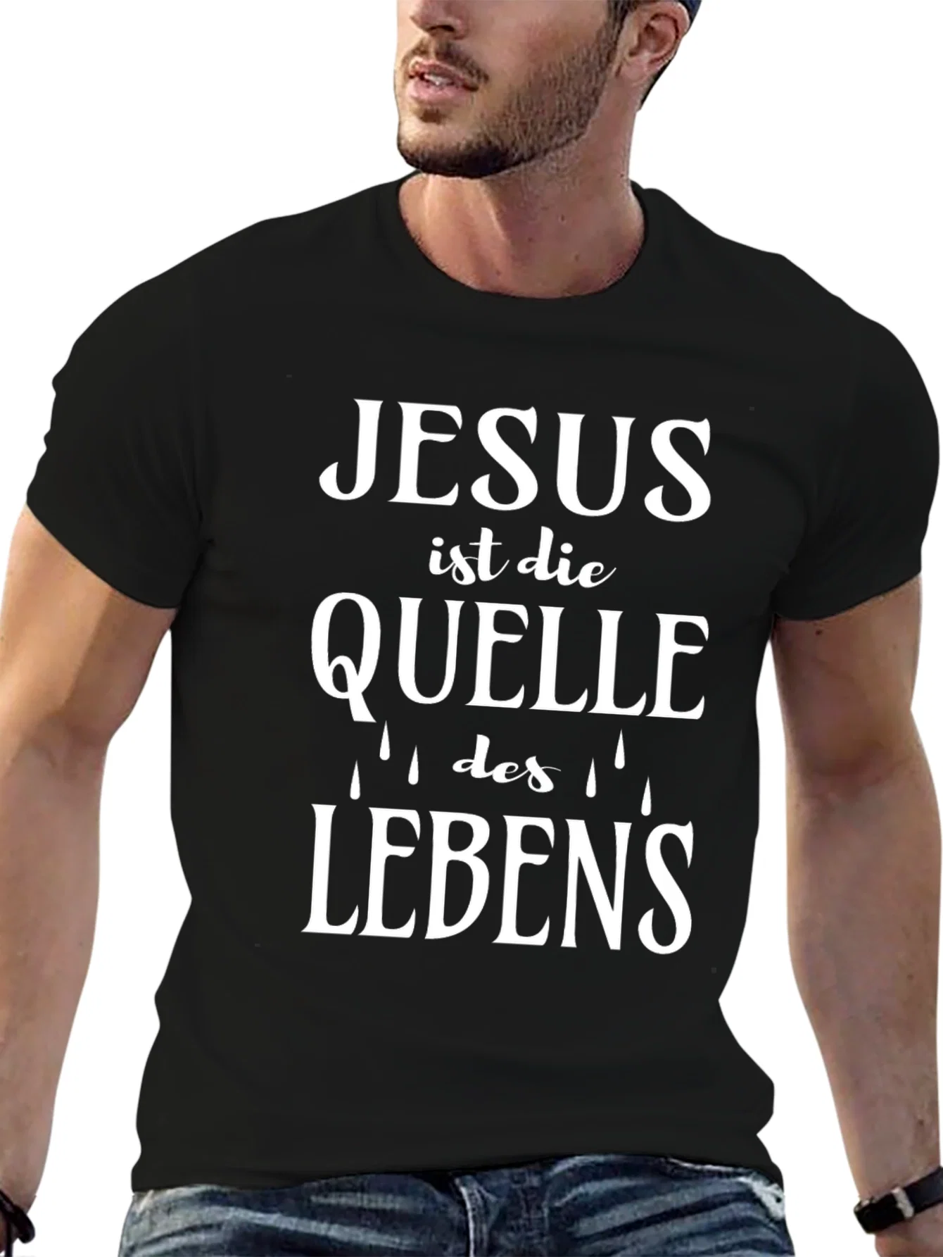 Rebbecca Jesus ist die Quelle des Lebens T-Shirt