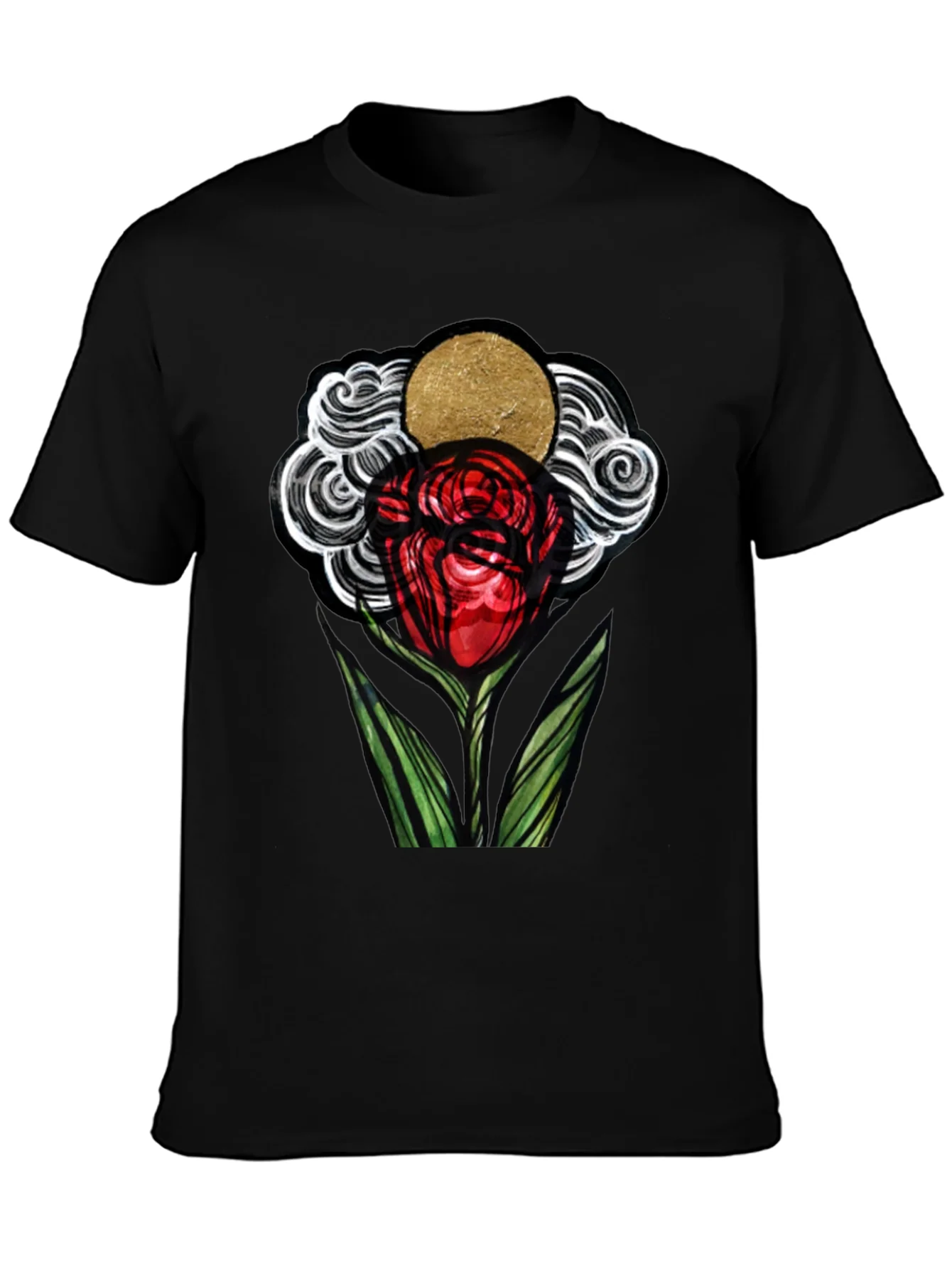 Rebbecca Artistic Rose Graphic T-Shirt