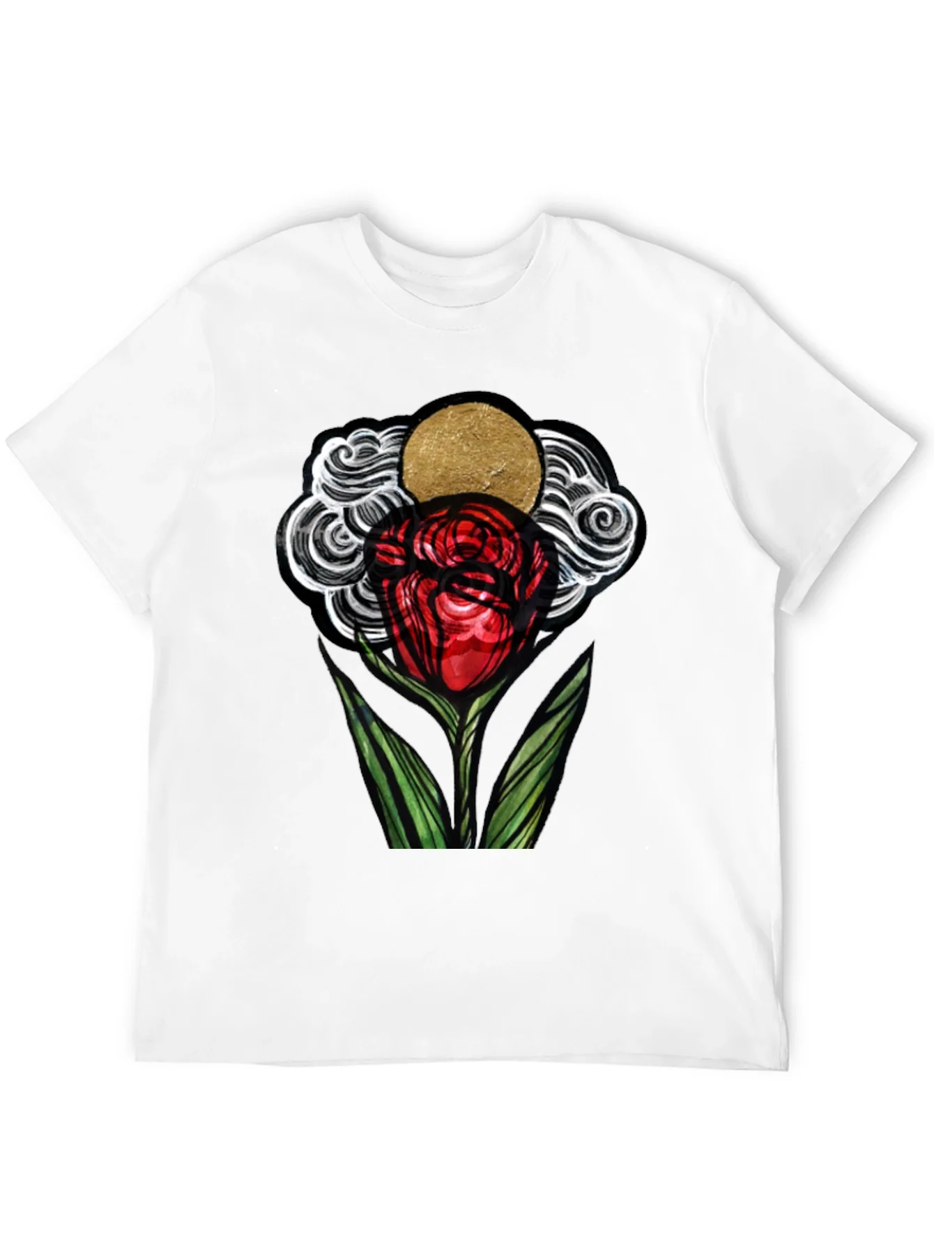 Rebbecca Artistic Rose Graphic T-Shirt