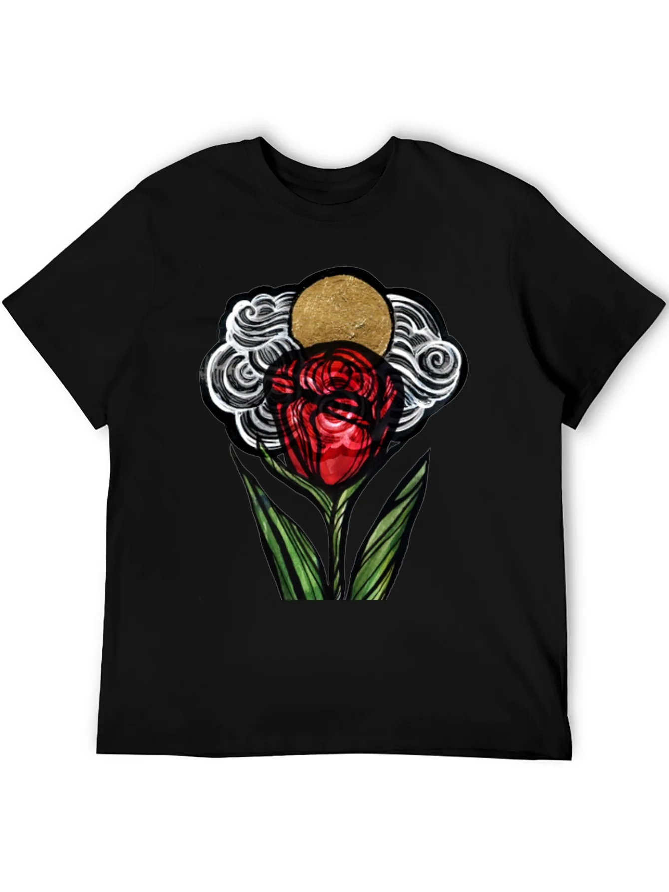 Rebbecca Artistic Rose Graphic T-Shirt