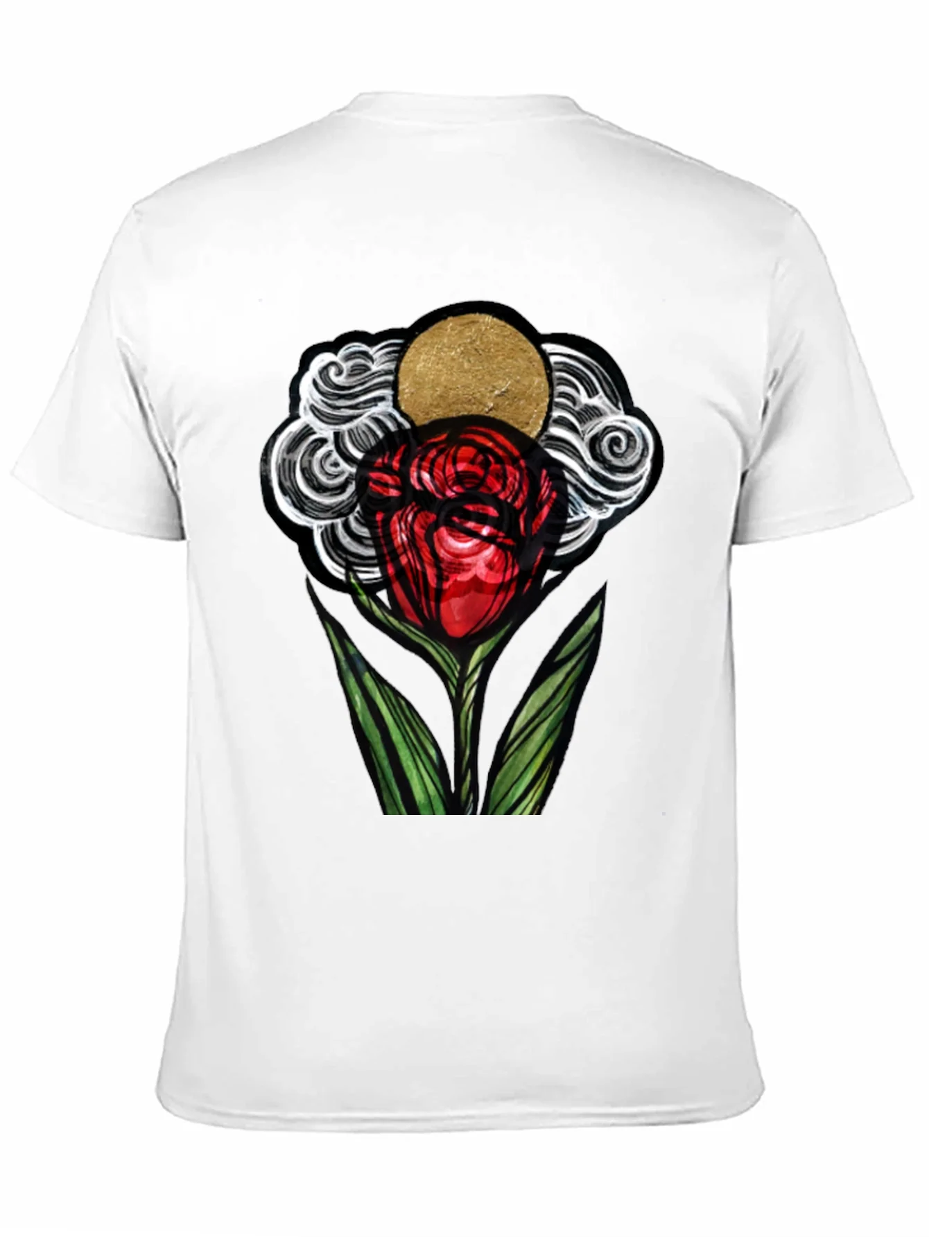 Rebbecca Artistic Rose Graphic T-Shirt