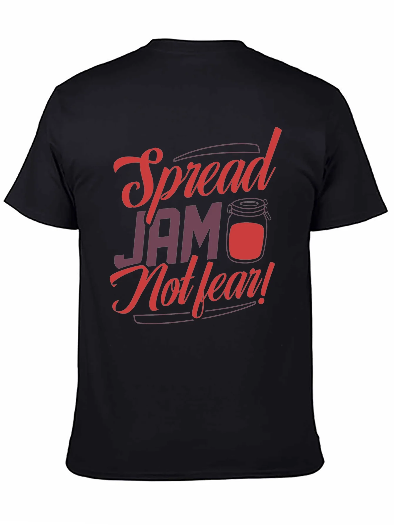 Camiseta Negra Spread Jam Not Fear