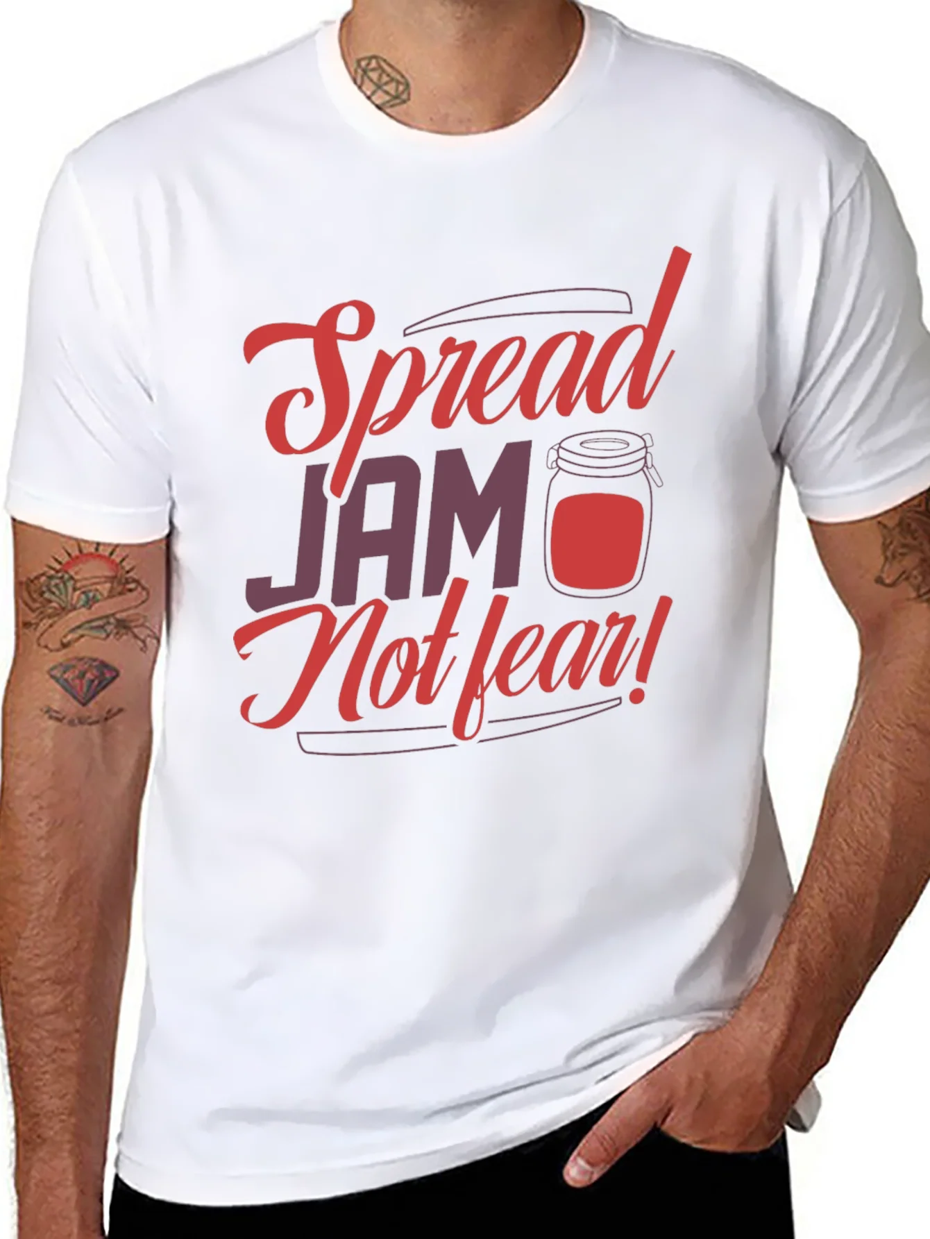 Camiseta Negra Spread Jam Not Fear