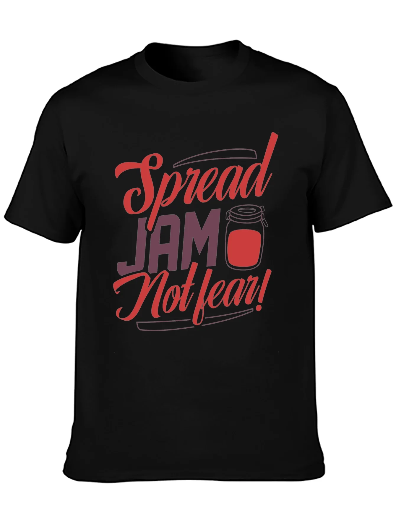 Camiseta Negra Spread Jam Not Fear