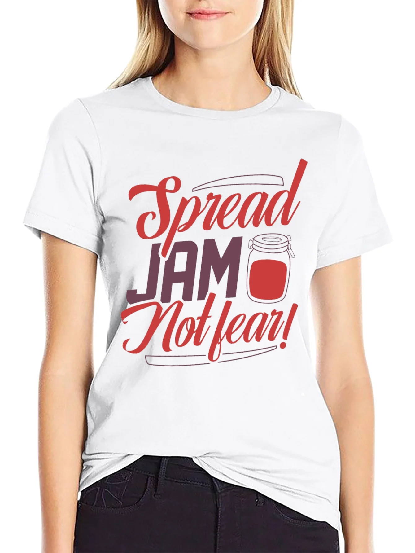 Camiseta Negra Spread Jam Not Fear