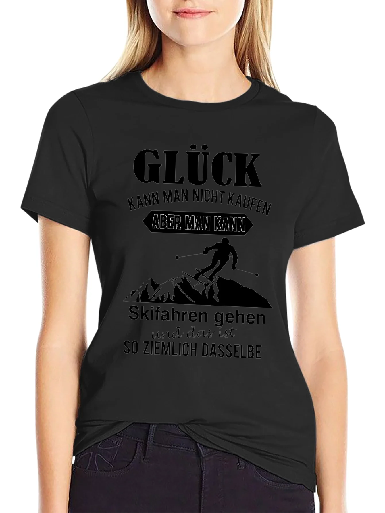 Rebbecca Skiing Happiness T-Shirt