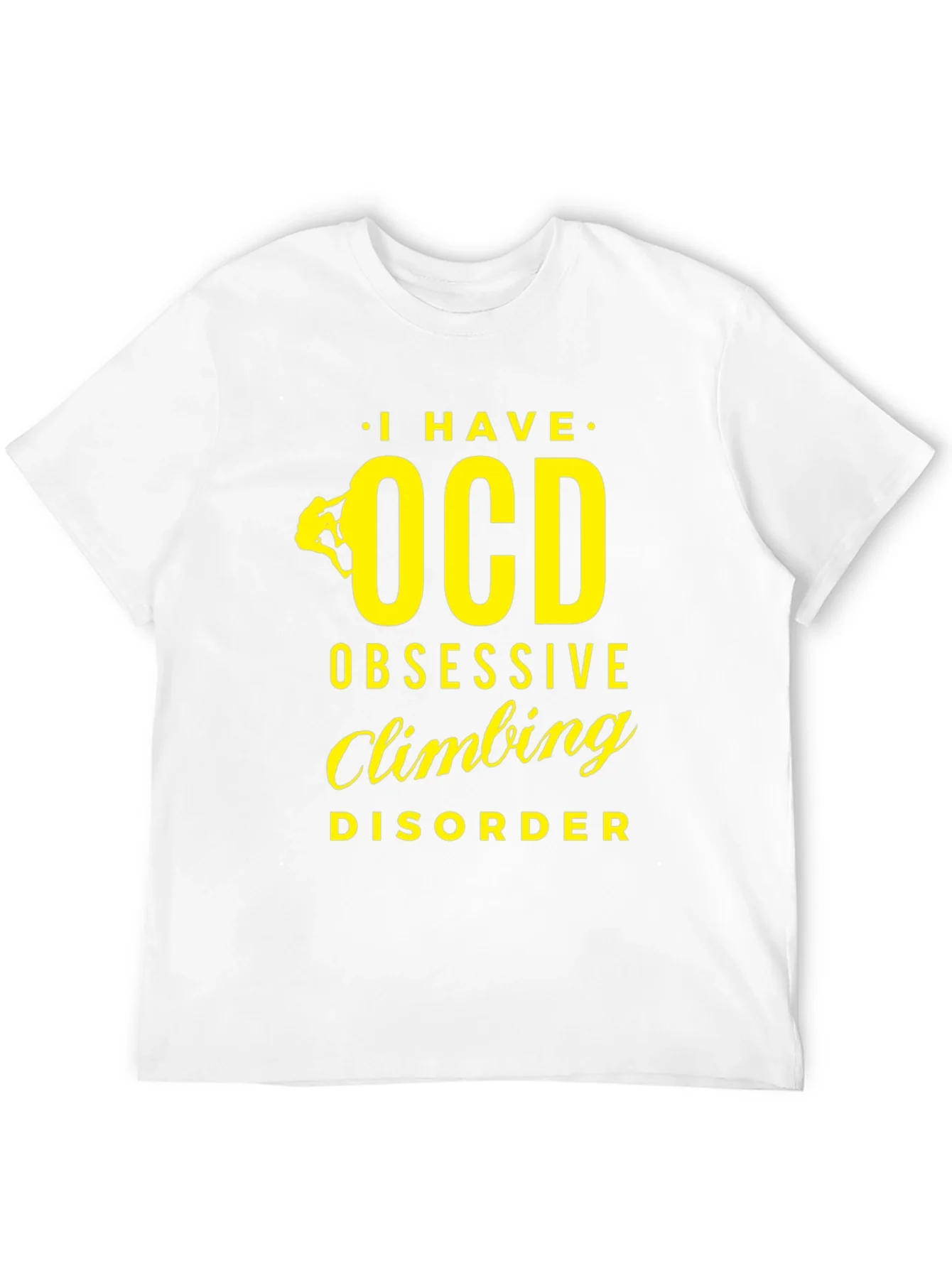 Camiseta Negra con Dise?o de Escalada OCD
