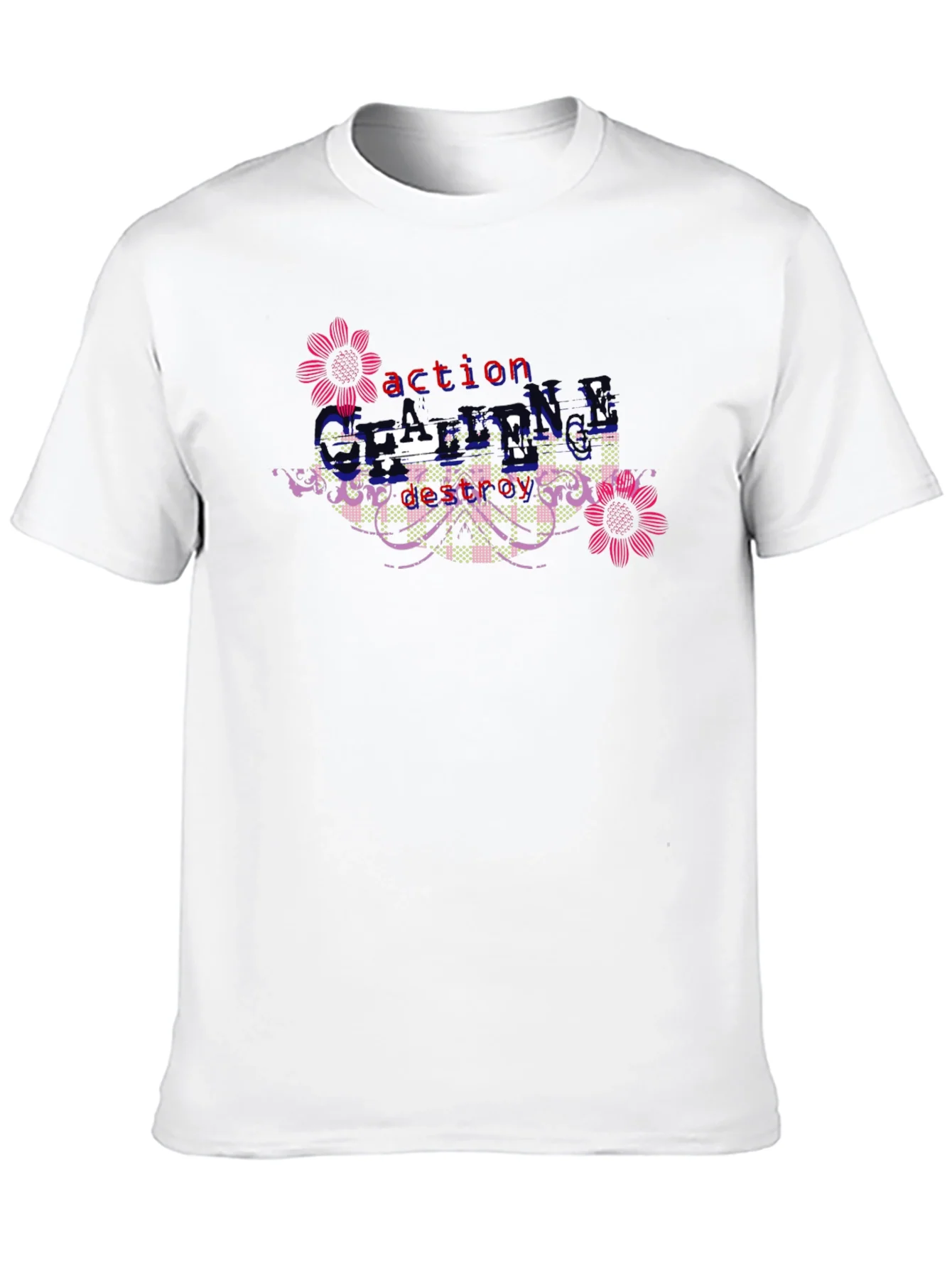 Rebbecca Action Destroy Cycle Black Graphic T-Shirt