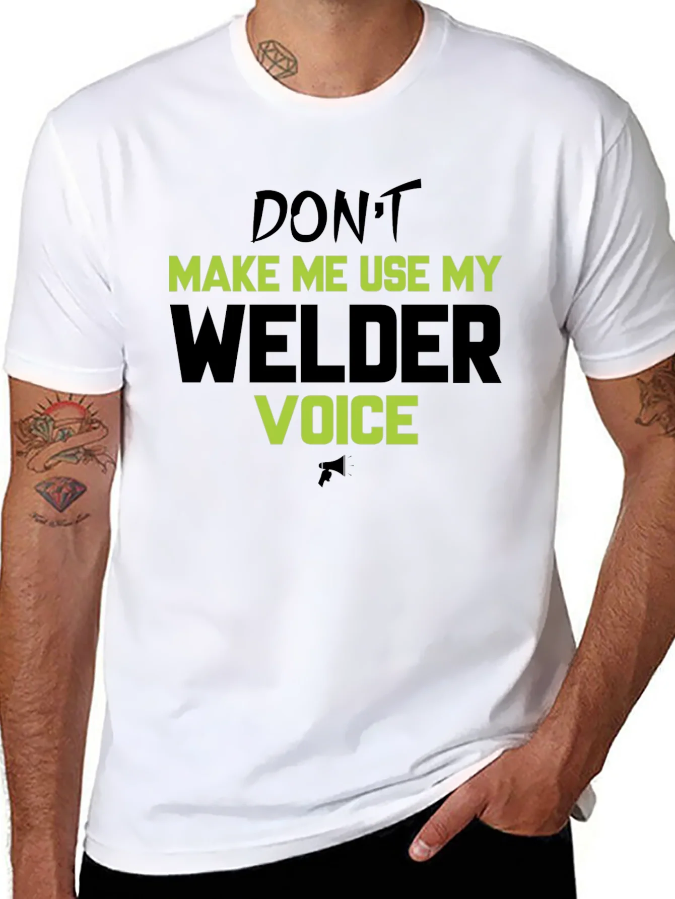 Rebbecca Dont Make Me Use My Welder Voice T-Shirt
