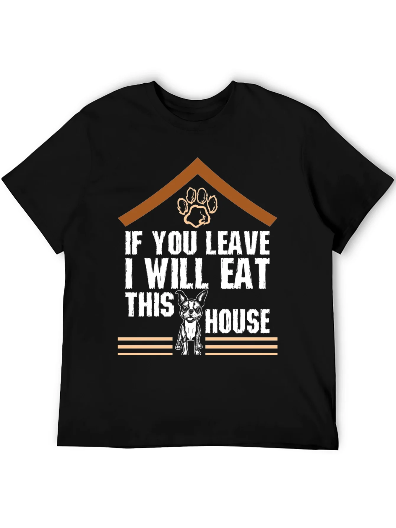Rebbecca Funny Dog Eat House T-Shirt