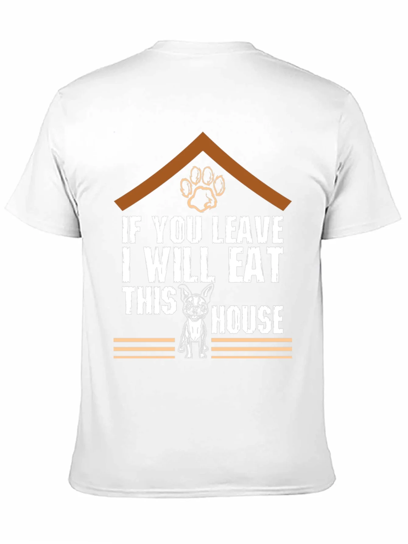 Rebbecca Funny Dog Eat House T-Shirt