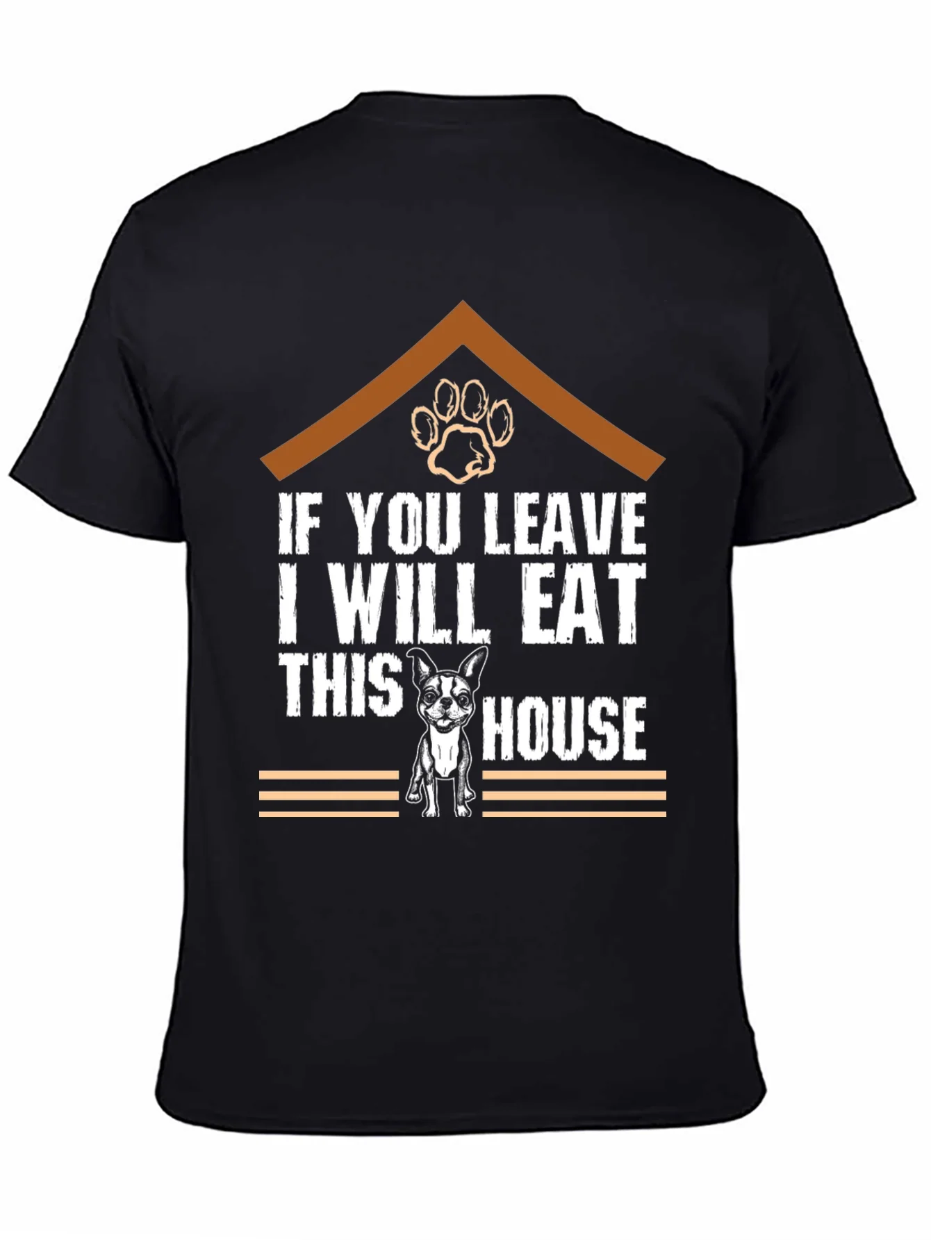 Rebbecca Funny Dog Eat House T-Shirt