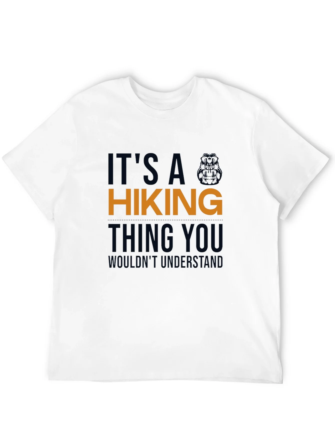 Camiseta Negra de Senderismo: Es Cosa de Senderistas