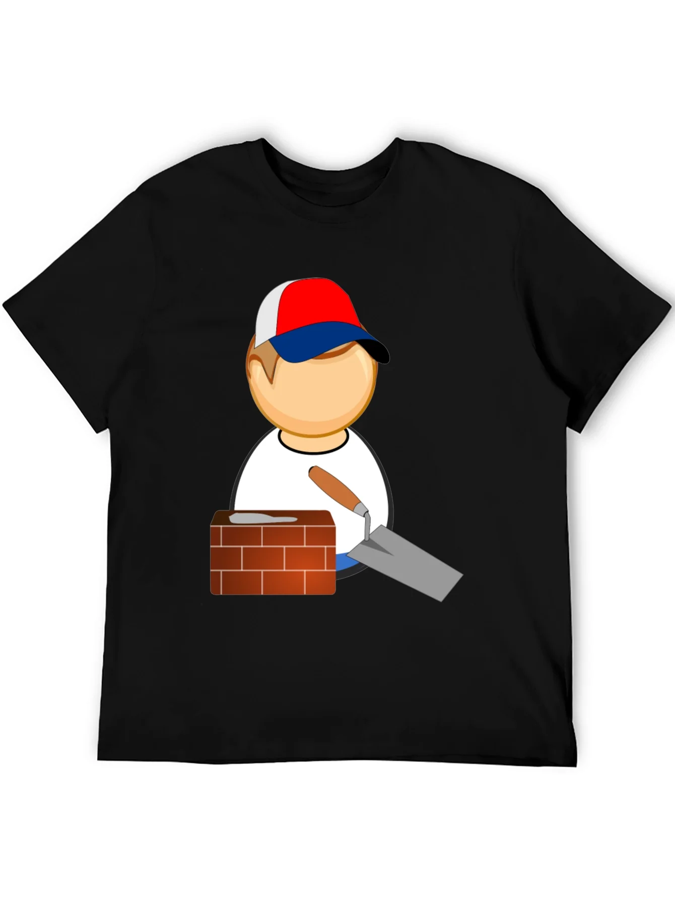 Rebbecca Bricklayer Cartoon Graphic T-Shirt
