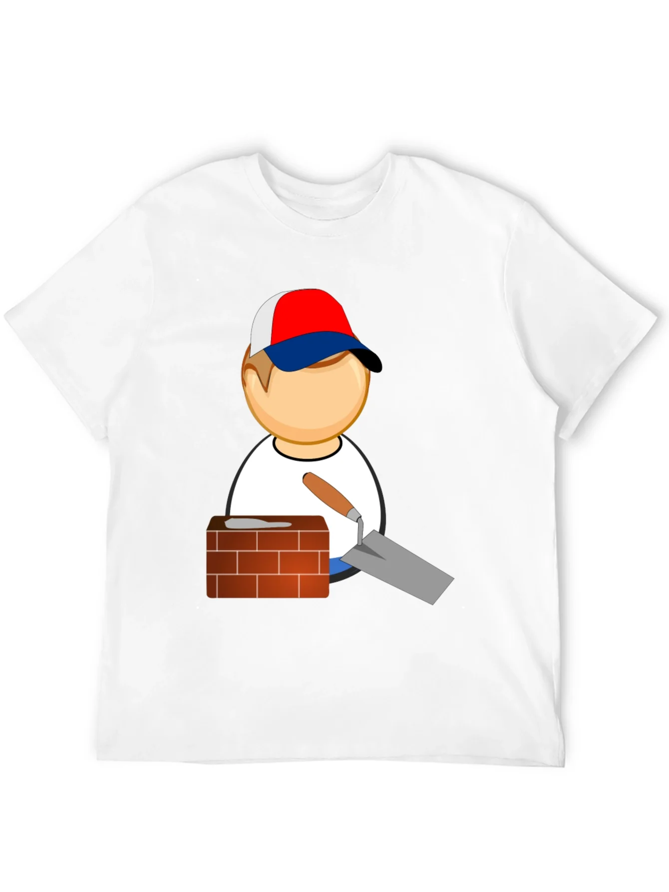 Rebbecca Bricklayer Cartoon Graphic T-Shirt