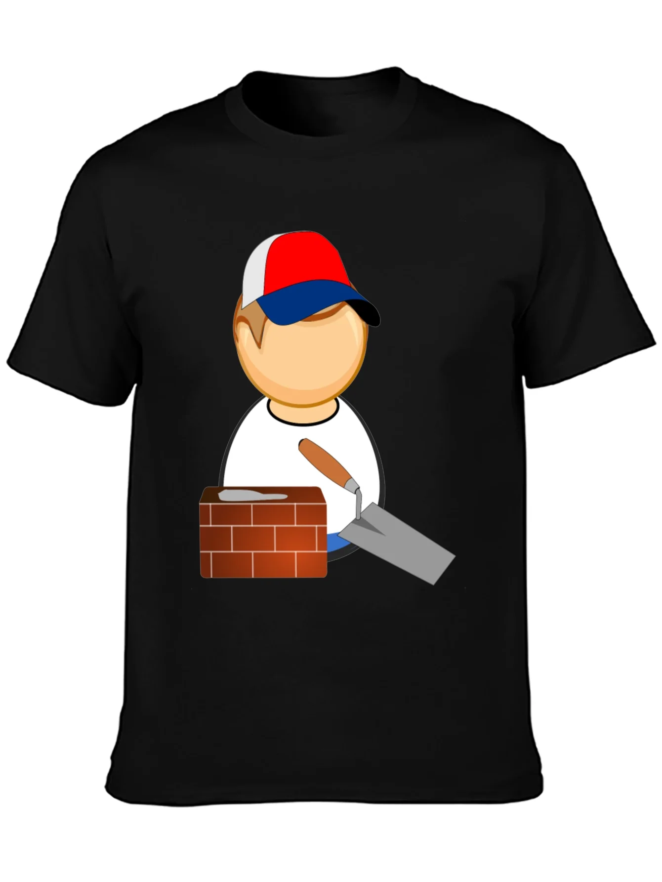 Rebbecca Bricklayer Cartoon Graphic T-Shirt