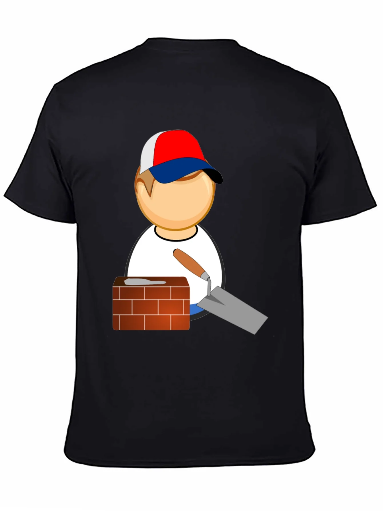 Rebbecca Bricklayer Cartoon Graphic T-Shirt