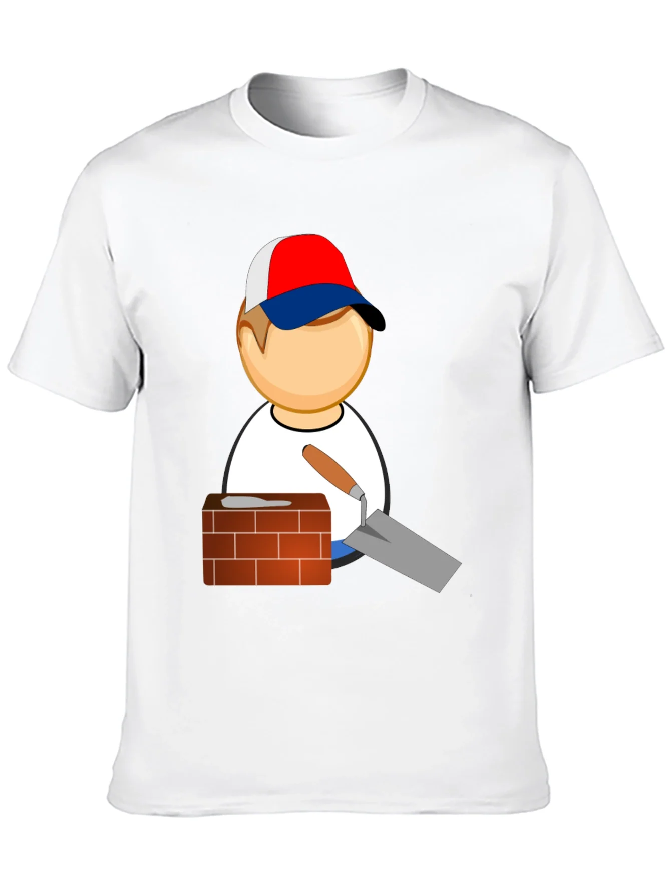 Rebbecca Bricklayer Cartoon Graphic T-Shirt