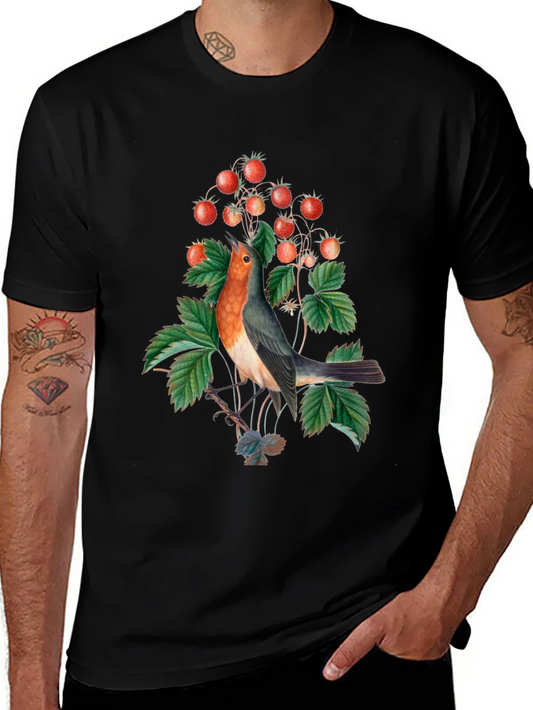 Rebbecca Vintage Bird & Berries Graphic Tee