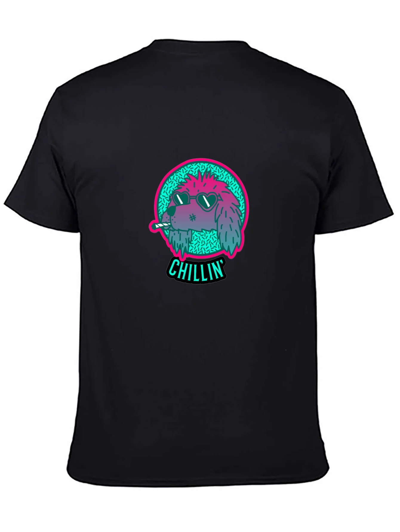 Rebbecca Chillin Dog Graphic Tee - Cool Casual Style