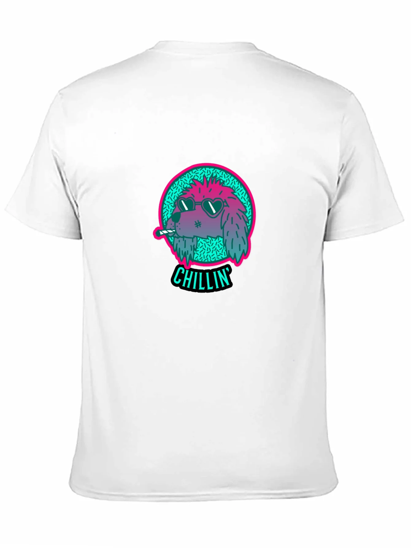 Rebbecca Chillin Dog Graphic Tee - Cool Casual Style