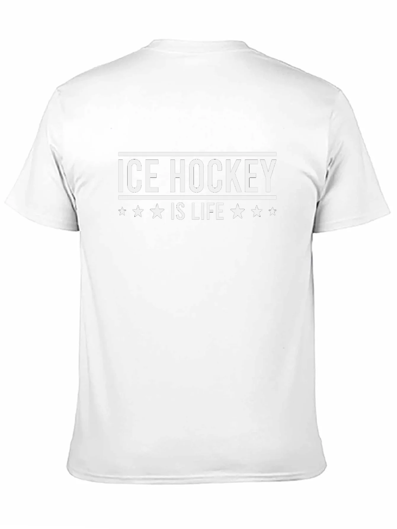 Camiseta Negra: Hockey sobre Hielo es Vida