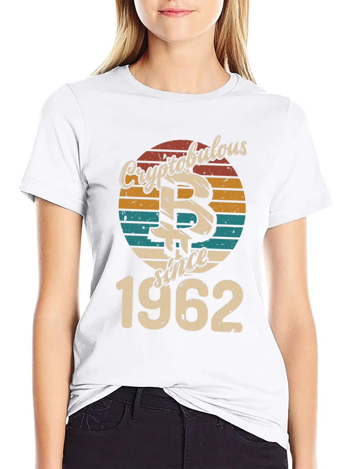 Rebbecca Cryptobulous Since 1962 Bitcoin T-Shirt