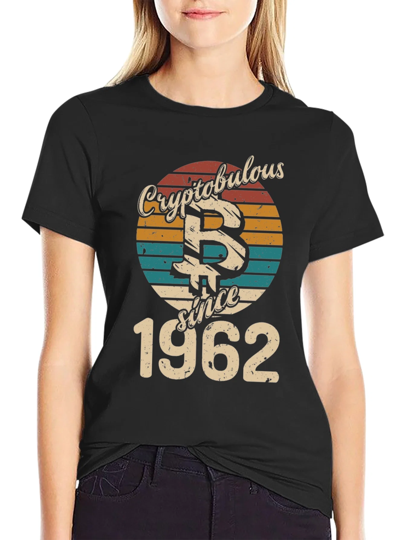 Rebbecca Cryptobulous Since 1962 Bitcoin T-Shirt