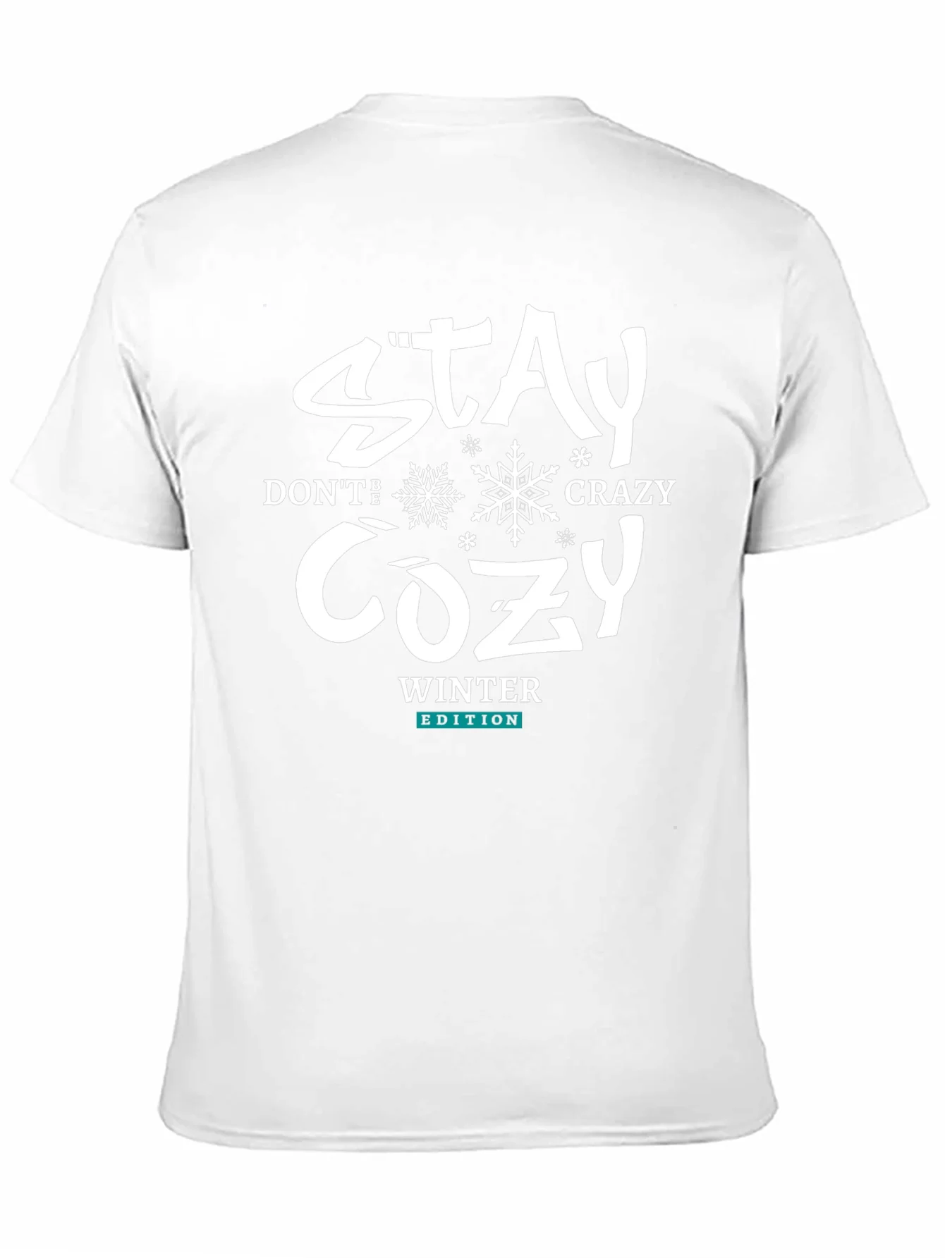 Camiseta Negra Stay Cozy Invierno