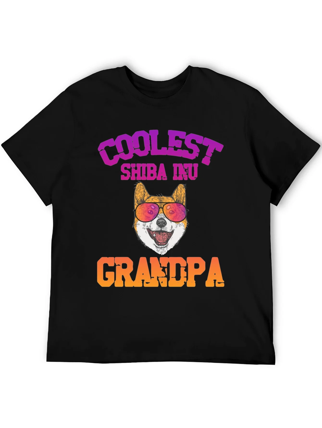 Camiseta Coolest Shiba Inu Grandpa