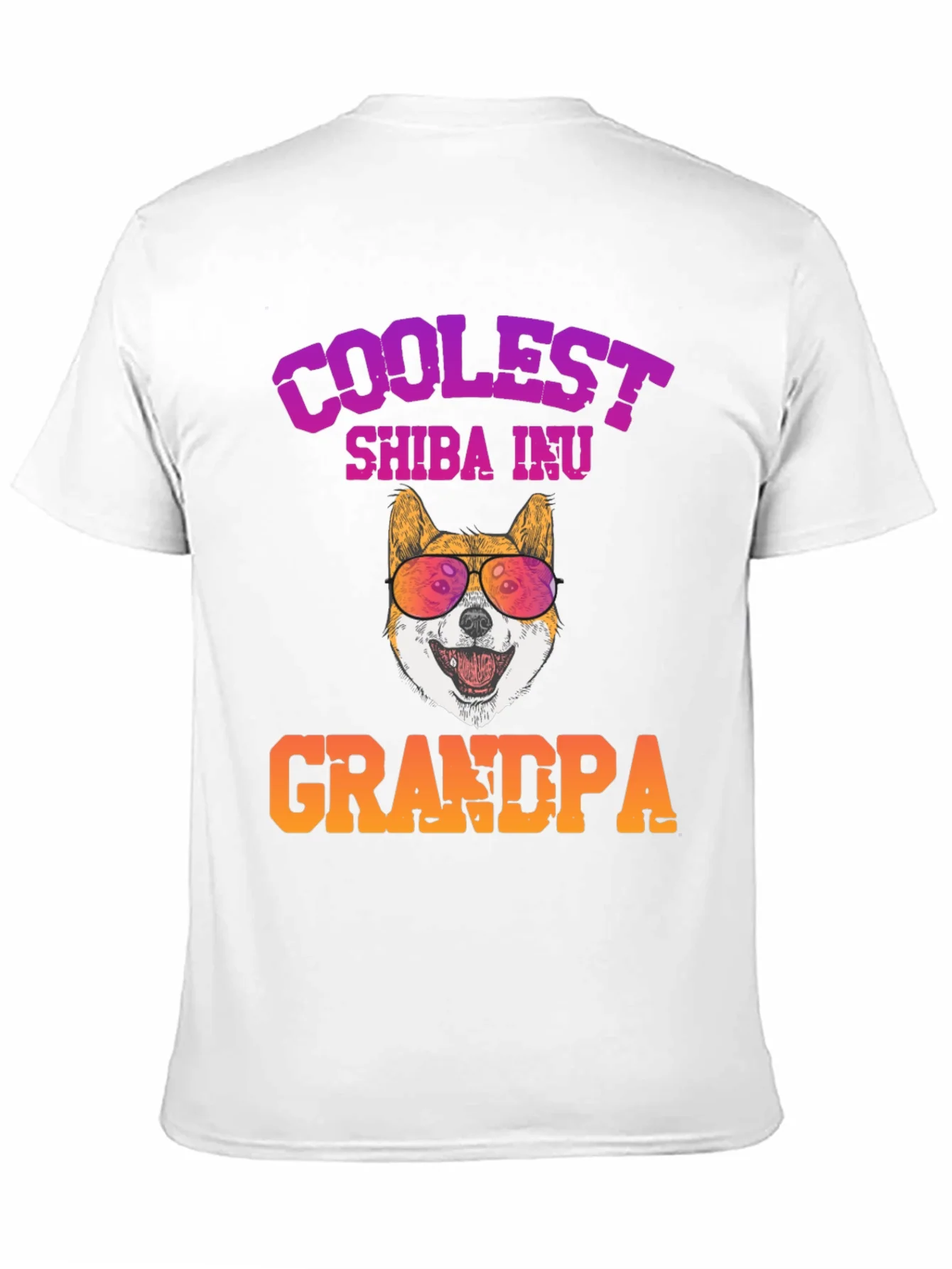 Camiseta Coolest Shiba Inu Grandpa