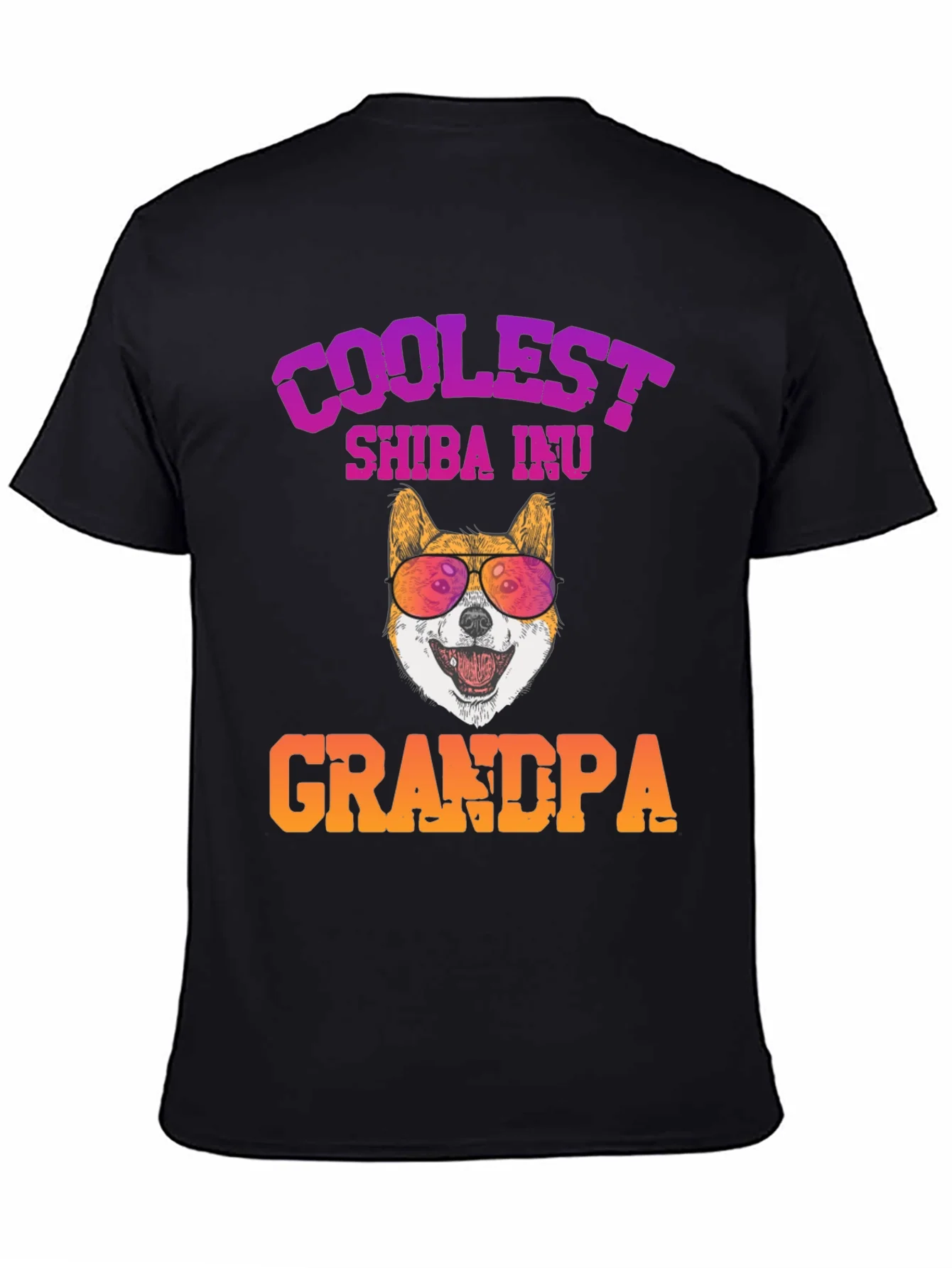 Camiseta Coolest Shiba Inu Grandpa