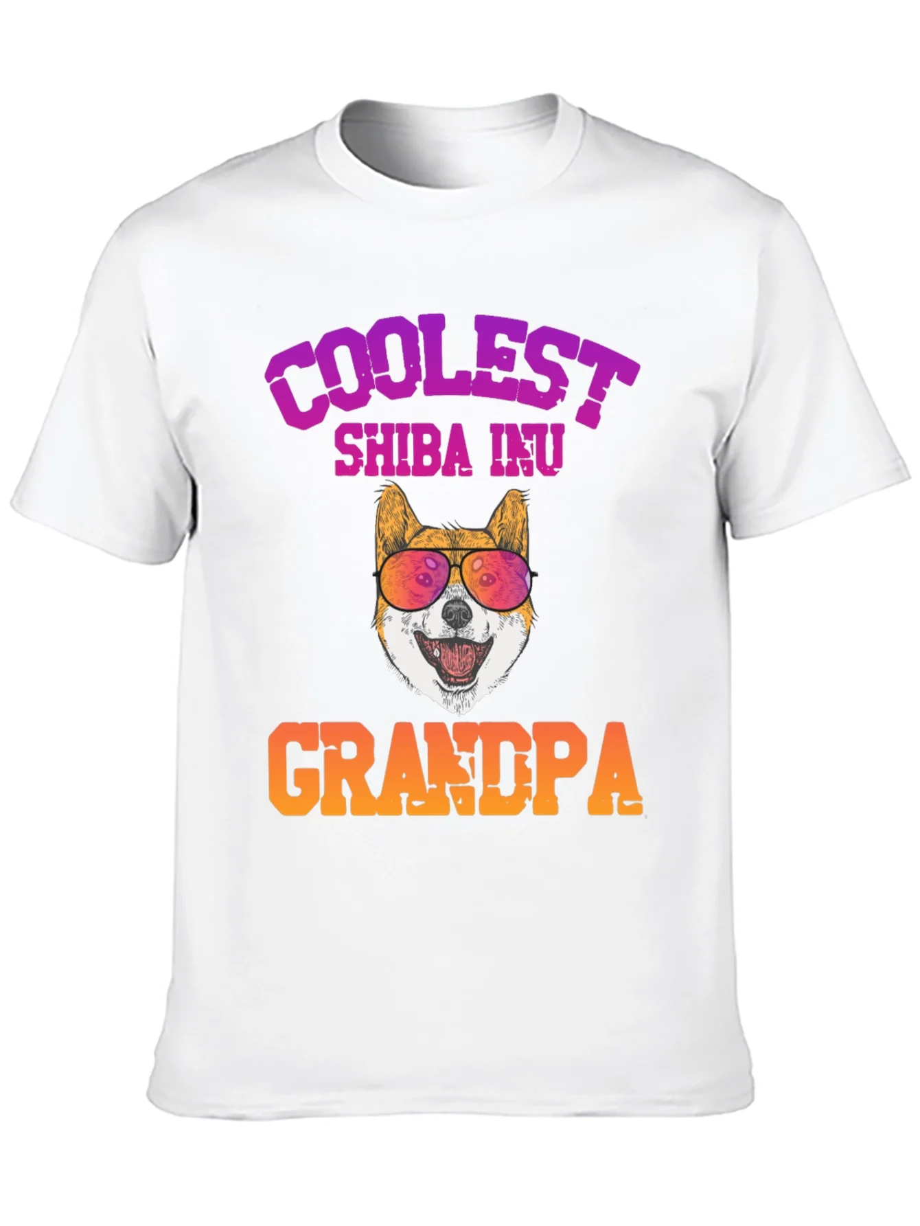 Camiseta Coolest Shiba Inu Grandpa