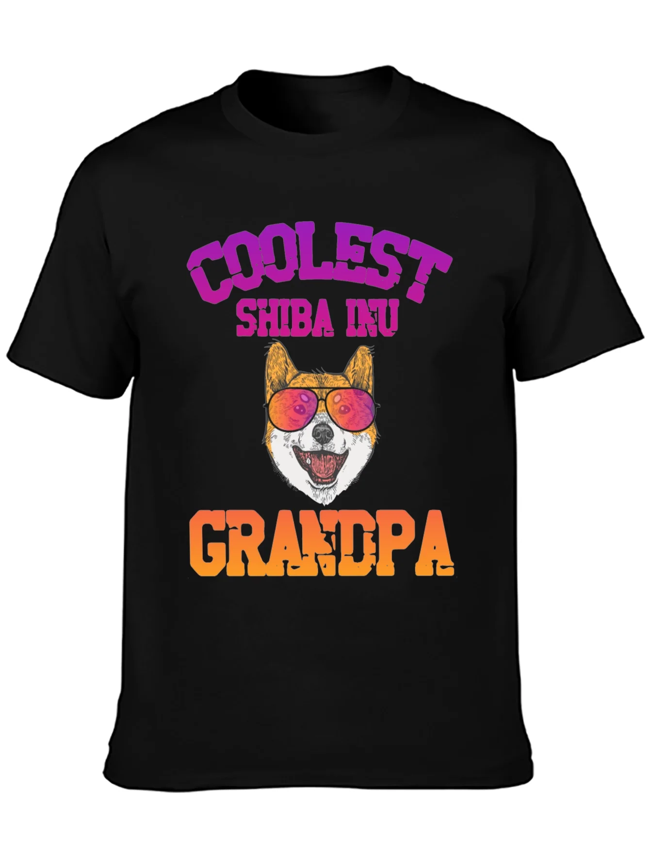 Camiseta Coolest Shiba Inu Grandpa